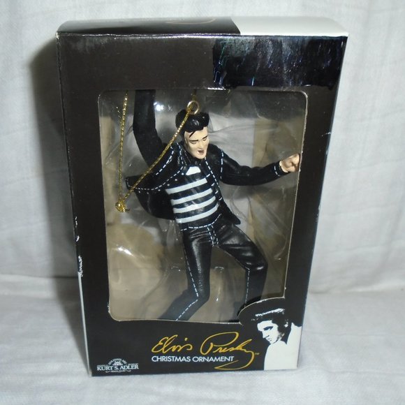Elvis Presley In His Jailhouse Rock Outfit Kurt S. Adler Christmas Ornament - Picture 1 of 3